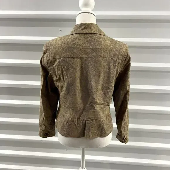 Worthington Snake Skin Print Blazer Size 12P (S) - Picture 6 of 7